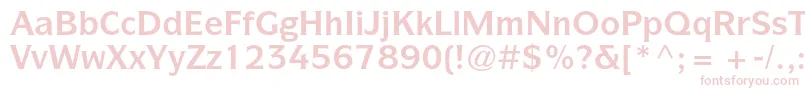 ItcsymbolstdBold Font – Pink Fonts on White Background