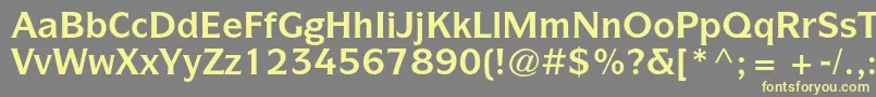 More about ItcsymbolstdBold Font ItcsymbolstdBold Font – Yellow Fonts on Gray Background