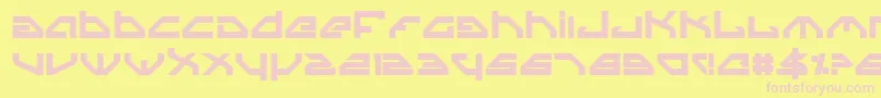 SpylordBold Font – Pink Fonts on Yellow Background