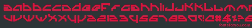 SpylordBold Font – Red Fonts on Black Background