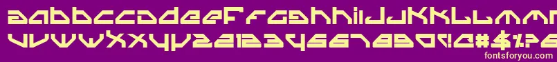 SpylordBold Font – Yellow Fonts on Purple Background