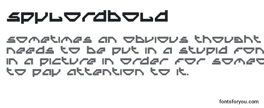 SpylordBold フォントのレビュー