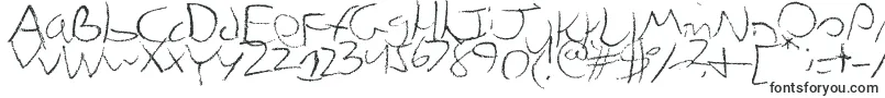 Шрифт Chicken – рукописные шрифты