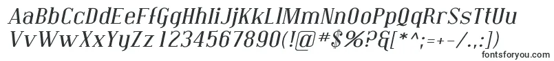 CovingtonExpItalic-fontti – Kiinteän leveyden fontit