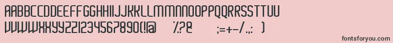 Ayherre Font – Black Fonts on Pink Background