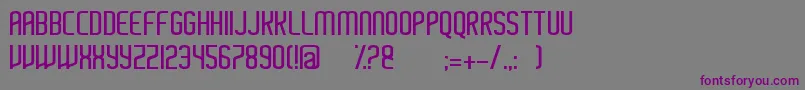 Ayherre Font – Purple Fonts on Gray Background