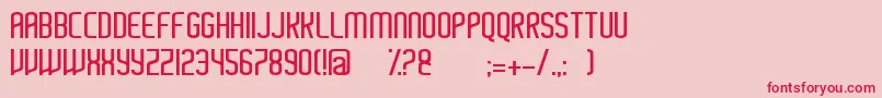 Ayherre Font – Red Fonts on Pink Background
