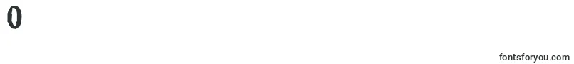 フォントBedbug – フォント 数字 0