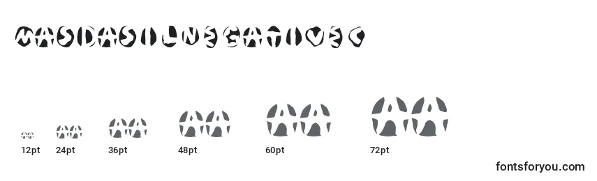 Masdasilnegativec Font Sizes