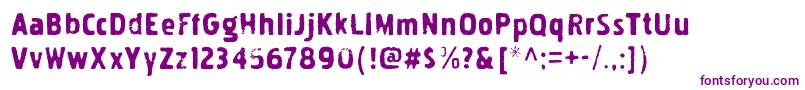 PakenhaminkRegular Font – Purple Fonts on White Background