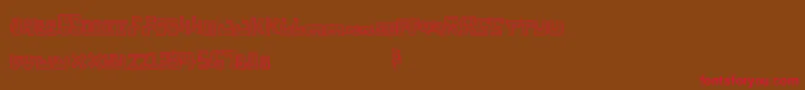Tagisecuri Font – Red Fonts on Brown Background
