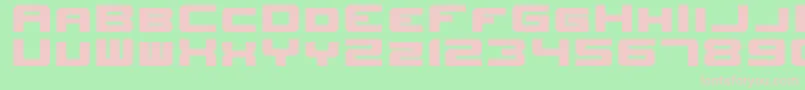 NewHorizonsNominal Font – Pink Fonts on Green Background