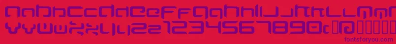 Majirg Font – Purple Fonts on Red Background