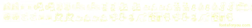 PeppaPig Font – Yellow Fonts