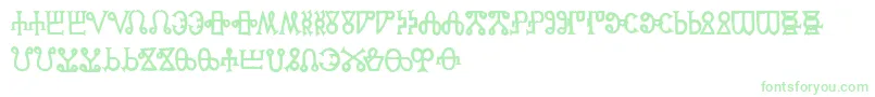 GlagoliticAoe Font – Green Fonts