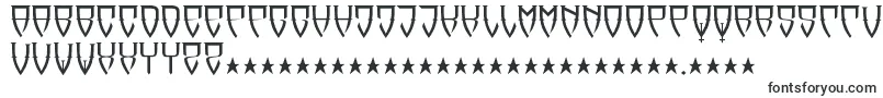 Шрифт Reubalach – высокие шрифты