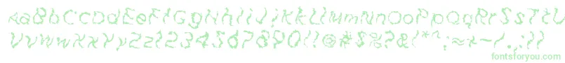 FuzzfaceRegular-fontti – vihreät fontit