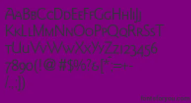 GoudysanstwosmcRegularDb font – Black Fonts On Purple Background