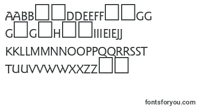 GoudysanstwosmcRegularDb font – maltese Fonts