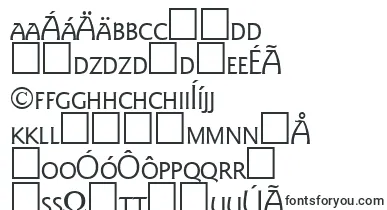 GoudysanstwosmcRegularDb font – slovak Fonts