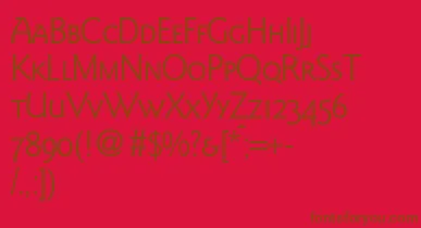 GoudysanstwosmcRegularDb font – Brown Fonts On Red Background