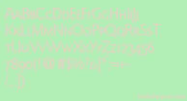 GoudysanstwosmcRegularDb font – Pink Fonts On Green Background