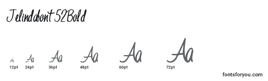 Jelindafont52Bold Font Sizes