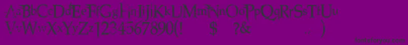 Lisätietoja NorthwoodHigh-fontista NorthwoodHigh-fontti – mustat fontit violetilla taustalla