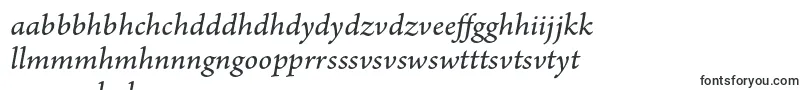 Шрифт ArnoproItalicsmtext – шона шрифты