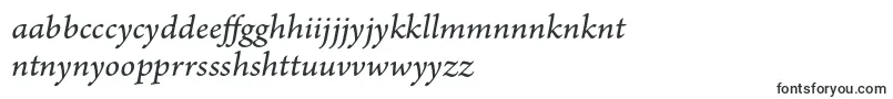 ArnoproItalicsmtext-Schriftart – ruandische Schriften