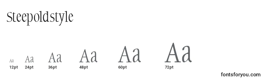 Steepoldstyle Font Sizes