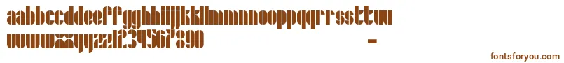 Schrofer Font – Brown Fonts on White Background