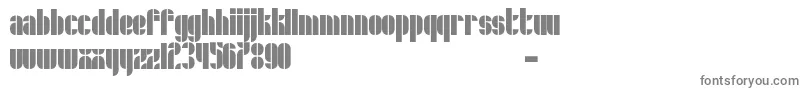 Шрифт Schrofer – серые шрифты на белом фоне