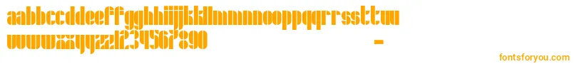 Schrofer Font – Orange Fonts on White Background