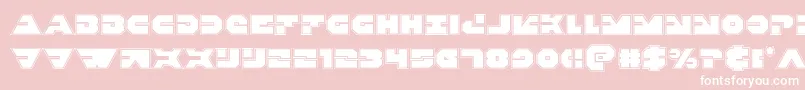 Triggermanpro Font – White Fonts on Pink Background