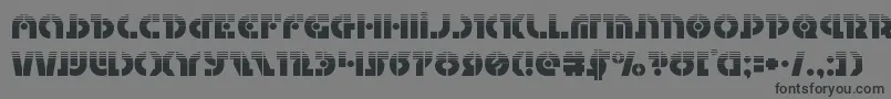 Questlokhalf Font – Black Fonts on Gray Background