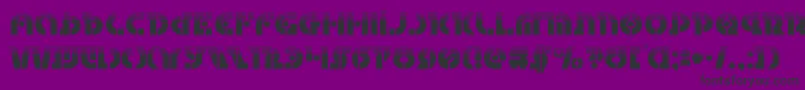 フォントQuestlokhalf – 紫の背景に黒い文字