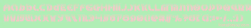 Questlokhalf Font – Pink Fonts on Green Background