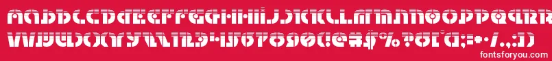 Questlokhalf Font – White Fonts on Red Background
