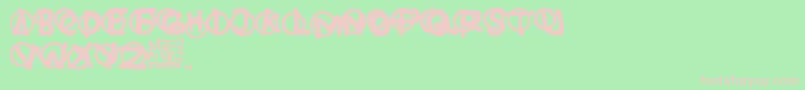 Hardware Font – Pink Fonts on Green Background