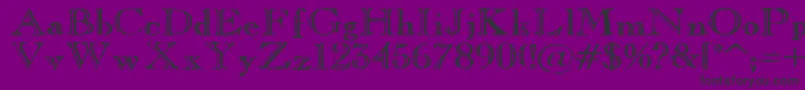 OldCopperfield Font – Black Fonts on Purple Background