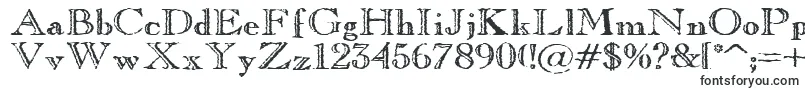 Шрифт OldCopperfield – широкие шрифты