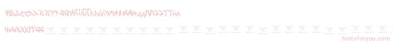 Gasmaskwarriors Font – Pink Fonts on White Background