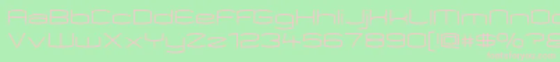 Kameleon Font – Pink Fonts on Green Background