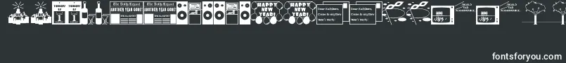 NewYear Font – White Fonts