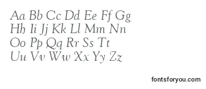 Обзор шрифта GildeItalic
