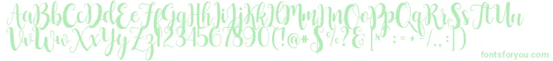 ButtercupSample Font – Green Fonts