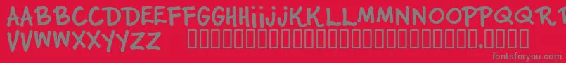 Шрифт JuniorStar – серые шрифты на красном фоне