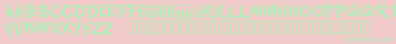 Más sobre la fuente JuniorStar fuente JuniorStar – Fuentes Verdes Sobre Fondo Rosa