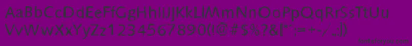 SaxonyrandomRegular-fontti – mustat fontit violetilla taustalla